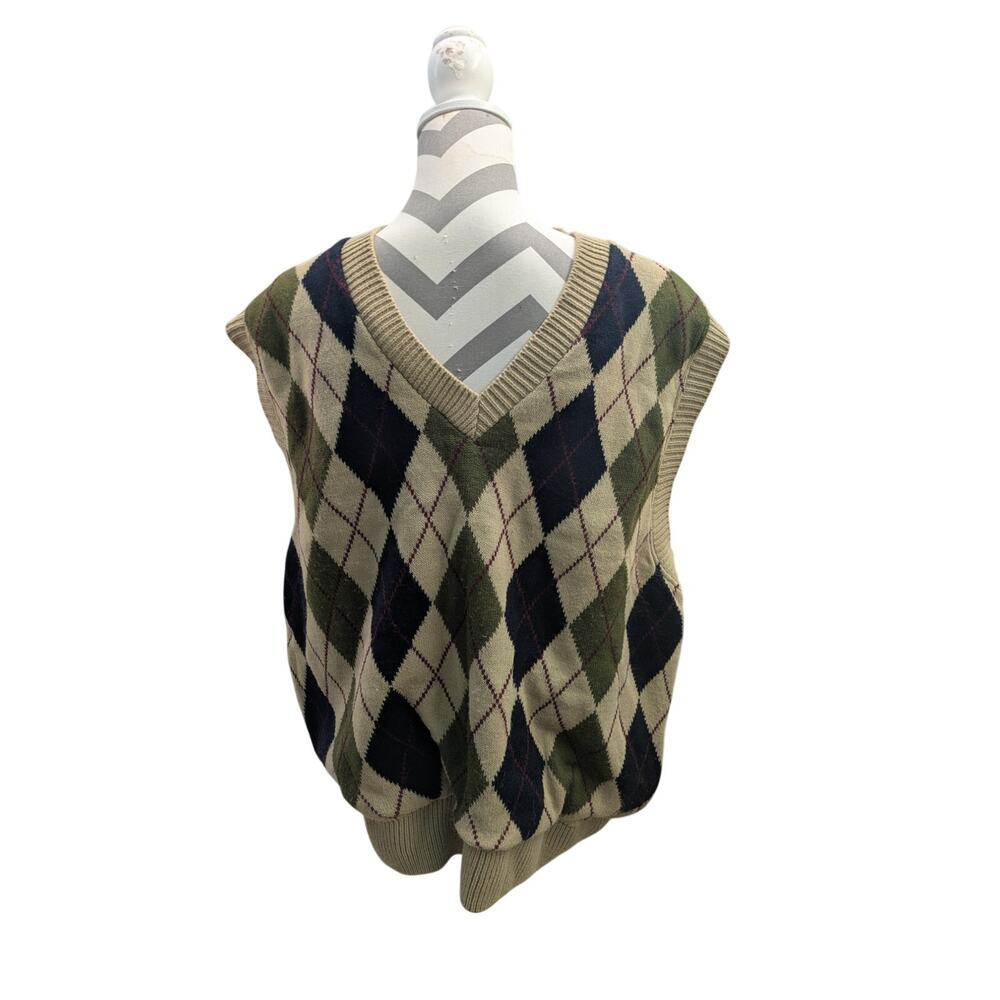 Weather Boss Men's RainSwetter Gore Wind Stopper Lined Golf Sweater Vest L
